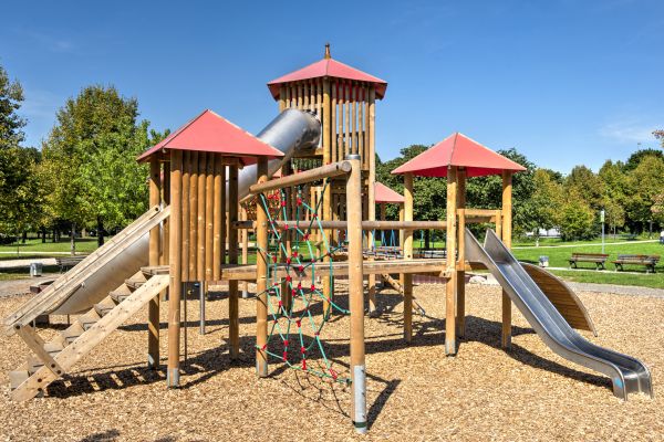 Playground Mulch Installation in Parrish